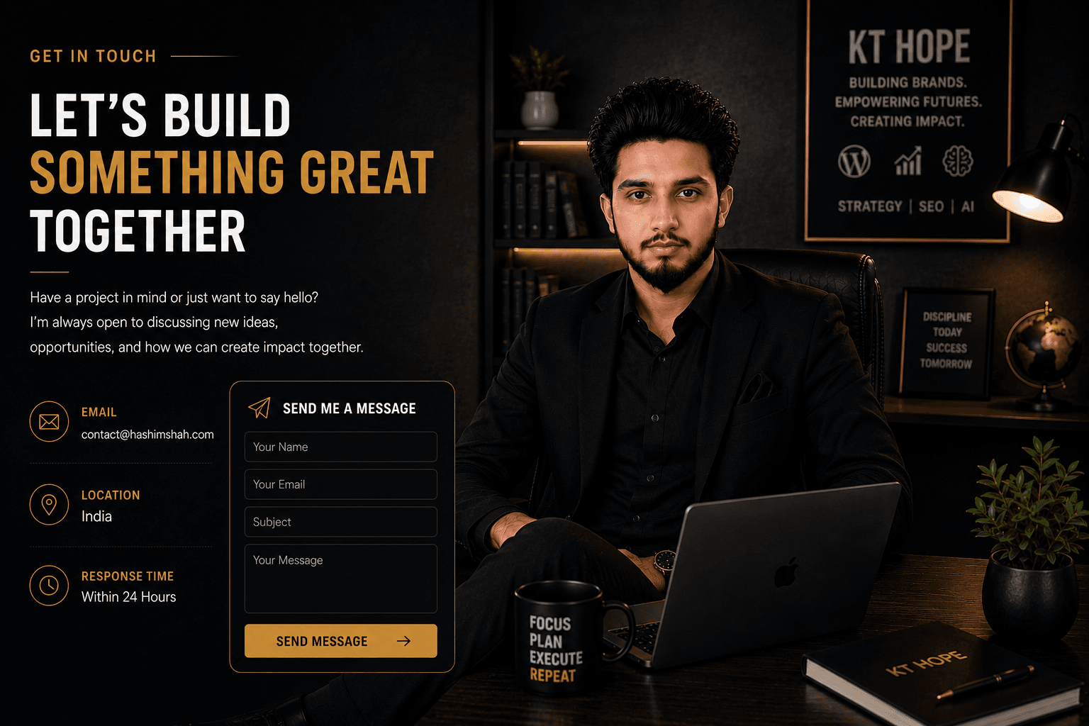 Hashim Shah helping brands grow online with SEO, WordPress development, AI tools, and content strategy